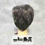 کلاه گیس مردانه کوتاه 50 درصد جوگندمی موی سفید - Image 3