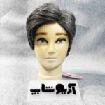 کلاه گیس مردانه کوتاه 50 درصد جوگندمی موی سفید - Image 5